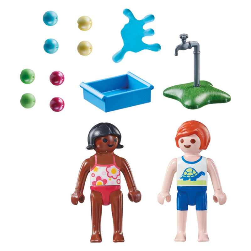 Load image into Gallery viewer, Playmobil Special Plus Kinderen met waterballonnen 71166