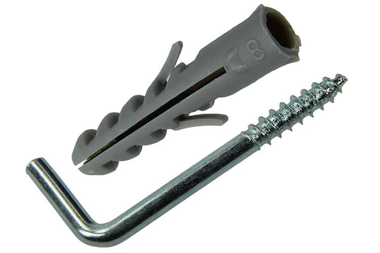 Afbeelding laden in galerijviewer, Mack 1017901 - plug + schroefduim polyeth 4 st 8mm 5x50mm | 5 stuks