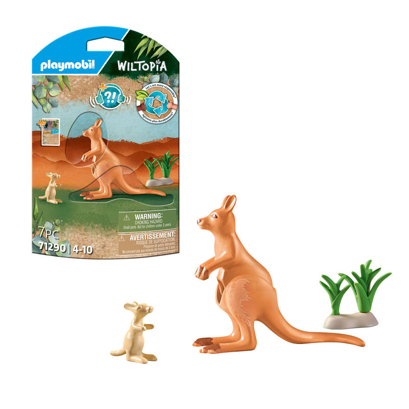 Load image into Gallery viewer, Playmobil Wiltopia Kangoeroe met Welp 71290