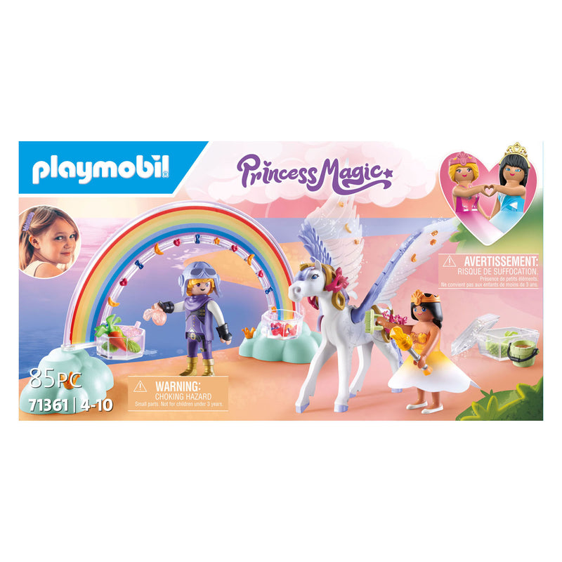 ギャラリービューアに画像をロードする, Playmobil princess magic pegasus met regenboog - 71361