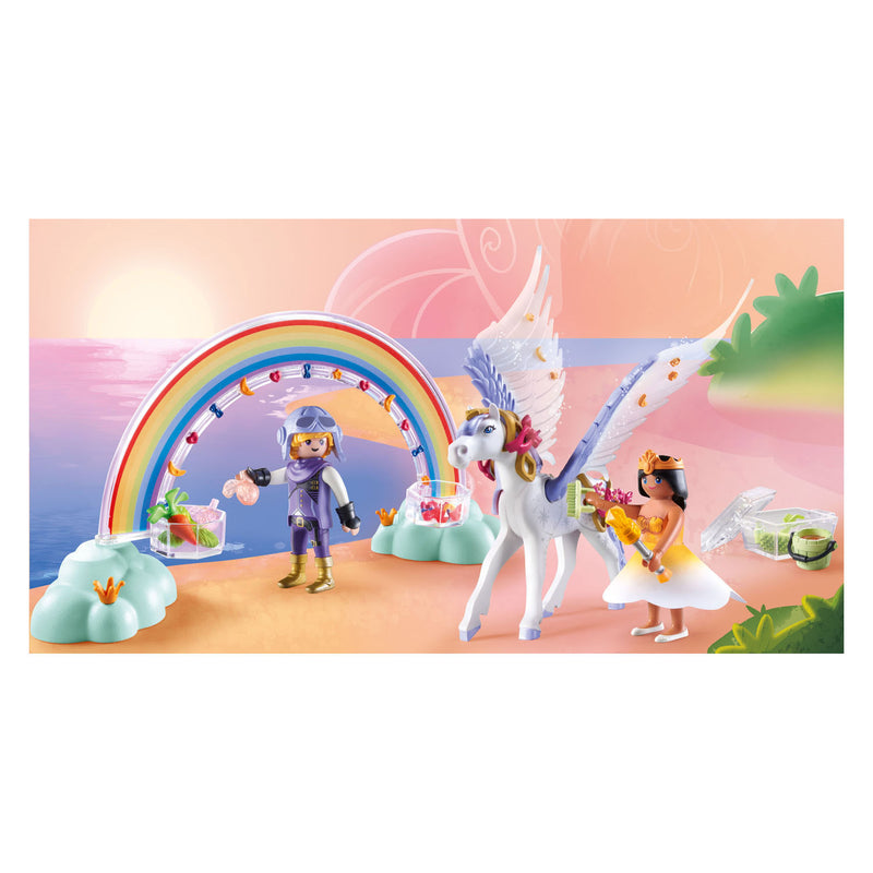 ギャラリービューアに画像をロードする, Playmobil princess magic pegasus met regenboog - 71361