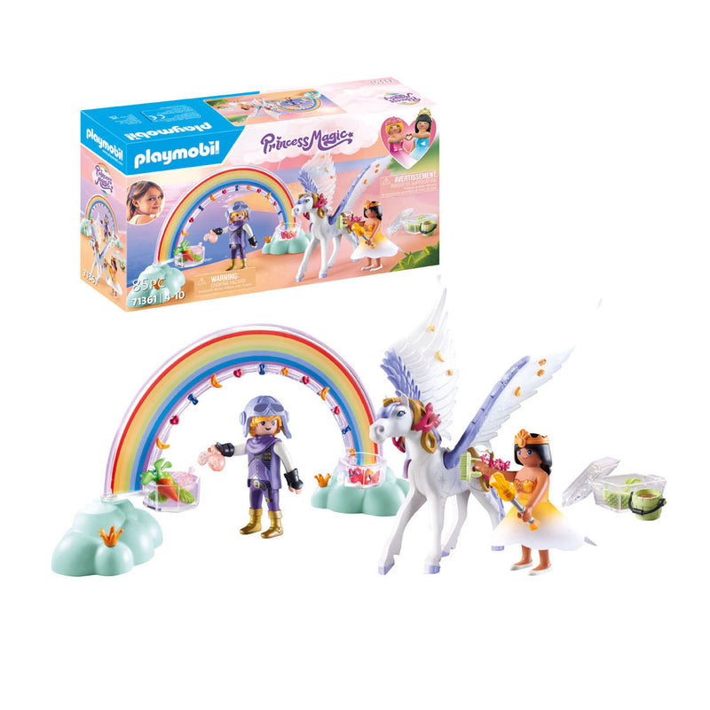 ギャラリービューアに画像をロードする, Playmobil princess magic pegasus met regenboog - 71361