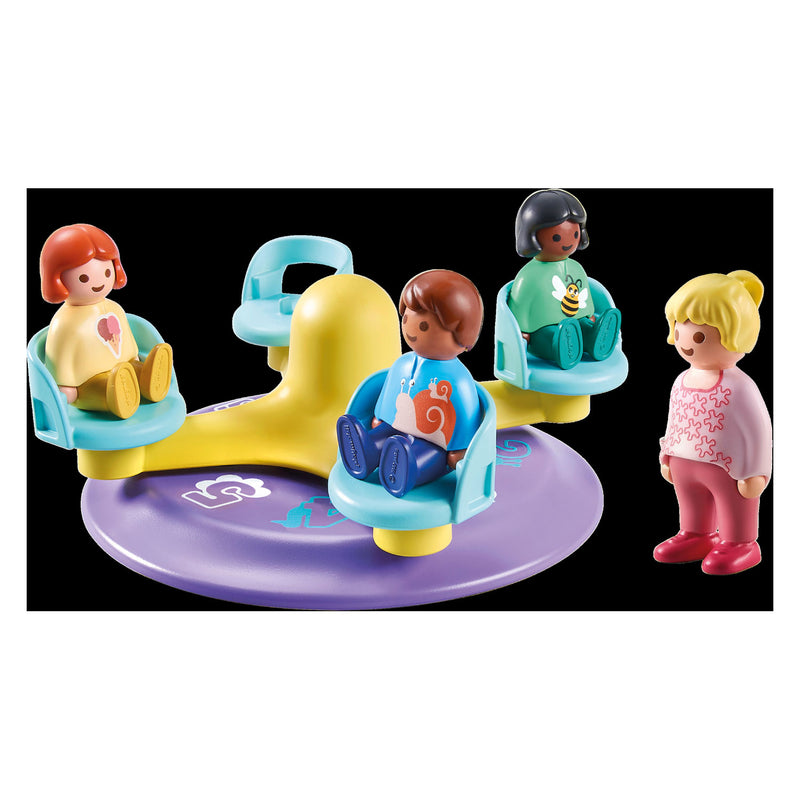 Load image into Gallery viewer, Playmobil 1.2.3. Kindercarrousel 71324