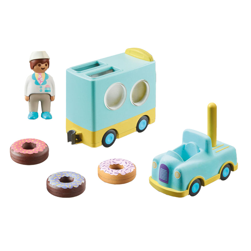 Load image into Gallery viewer, Playmobil Junior Donut truck 71325