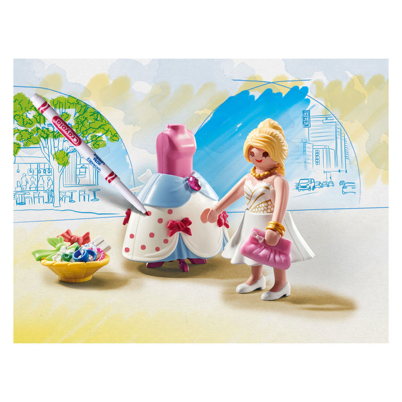 Load image into Gallery viewer, Playmobil Color Modieuze Jurk 71374