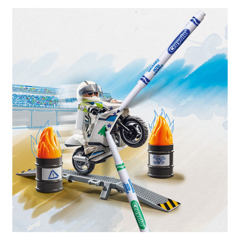 Load image into Gallery viewer, Playmobil Color Motorcrossmotor 71377