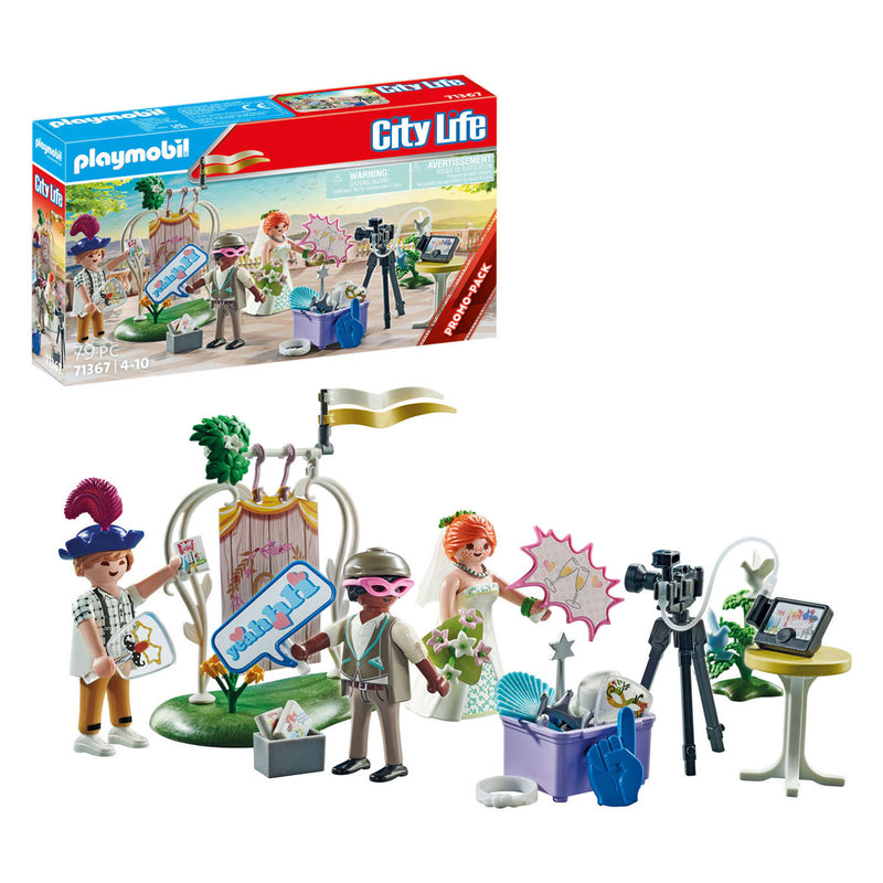 ギャラリービューアに画像をロードする, Playmobil city life bruidspaar met camera promo pack - 71367
