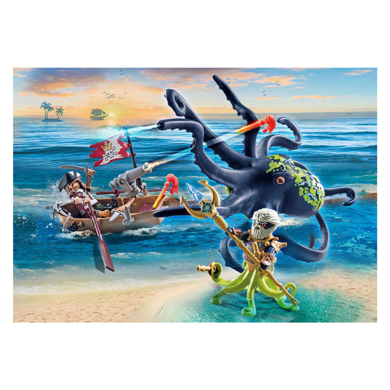Chargez l'image dans la visionneuse de la galerie, Playmobil pirates gevecht tegen de reuzenoctopus - 71419
