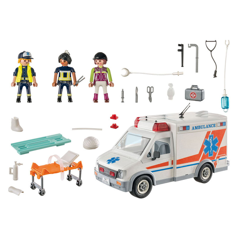Load image into Gallery viewer, Playmobil City Life Promo Ambulance 71232