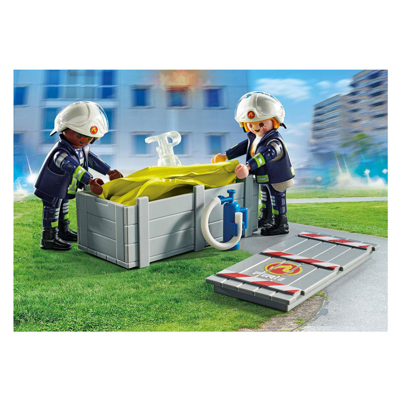 Chargez l'image dans la visionneuse de la galerie, Playmobil action heroes brandweerlieden met luchtkussens - 71465