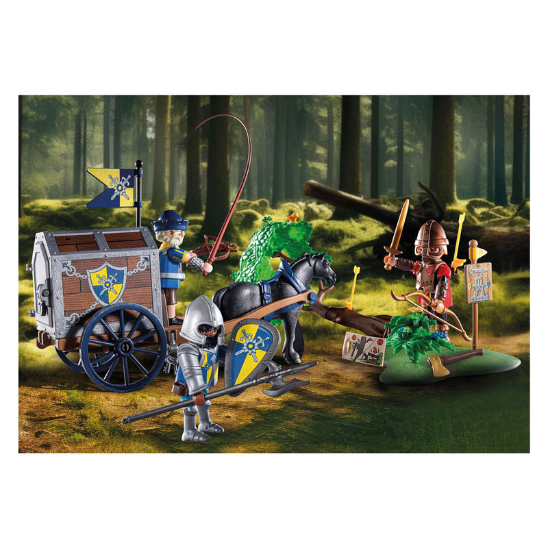 Load image into Gallery viewer, Playmobil novelmore overval op transportwagen - 71484