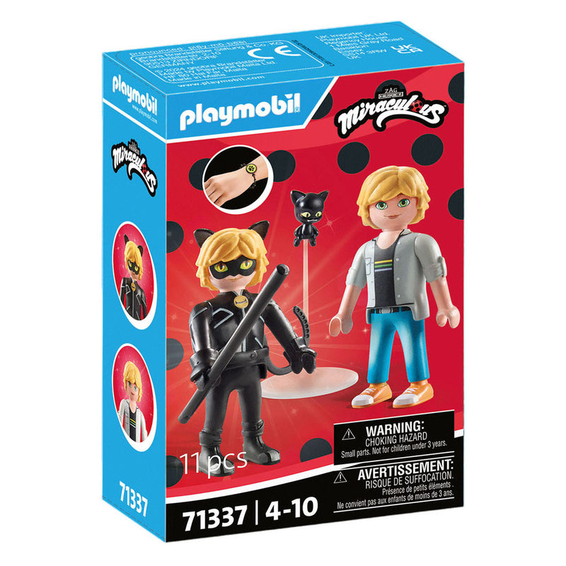Afbeelding laden in galerijviewer, Playmobil miraulous miraculous: adrien cat noir - 71337