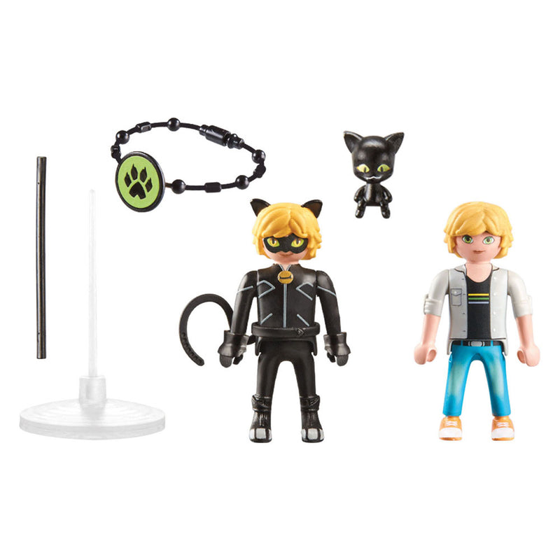 Afbeelding laden in galerijviewer, Playmobil miraulous miraculous: adrien cat noir - 71337