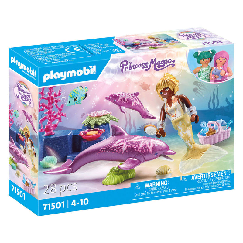 Chargez l'image dans la visionneuse de la galerie, Playmobil princess magic zeemeermin met dolfijnen - 71501