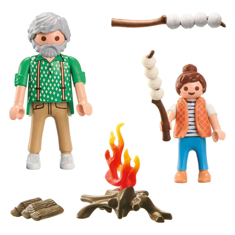 Load image into Gallery viewer, Playmobil my life kampvuur met marshmallows - 71513