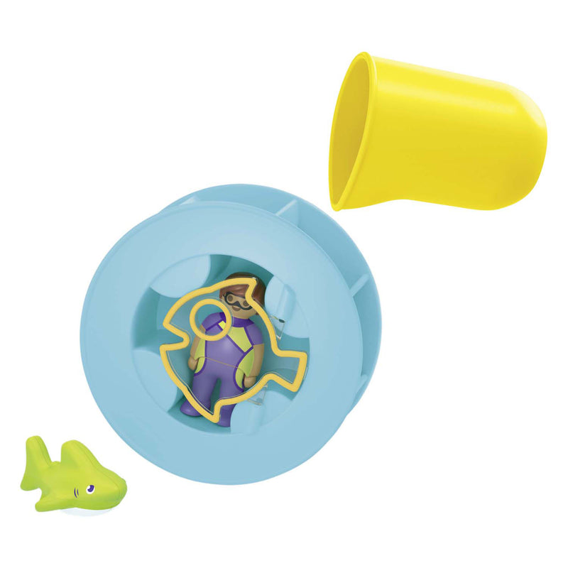 Load image into Gallery viewer, Playmobil junior waterwervelrad met babyhaai - 71688
