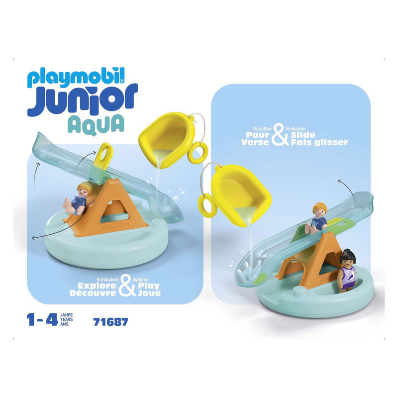 ギャラリービューアに画像をロードする, Playmobil junior zwemeiland met waterglijbaan - 71687