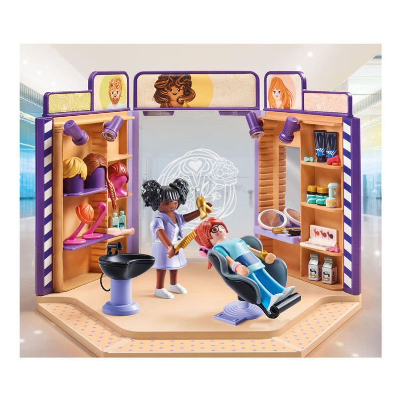 Chargez l'image dans la visionneuse de la galerie, Playmobil my life kapsalon - 71535