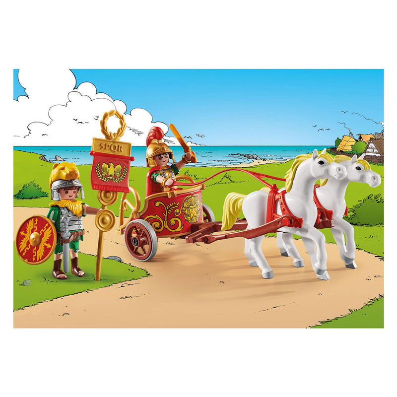 Afbeelding laden in galerijviewer, Playmobil asterix: romeinse strijdwagen - 71543