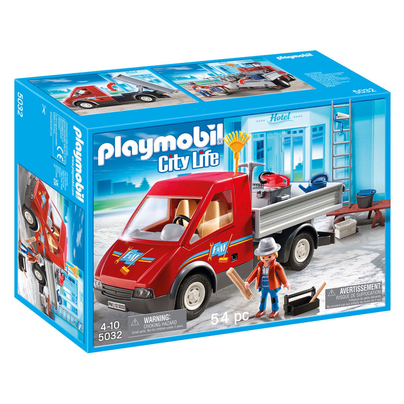 Load image into Gallery viewer, Playmobil City Life Klusjesauto 5032