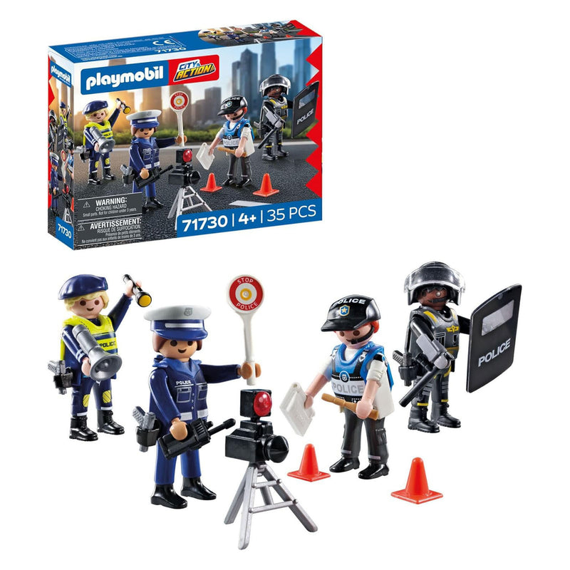 ギャラリービューアに画像をロードする, Playmobil action heroes politie figuren set - 71730
