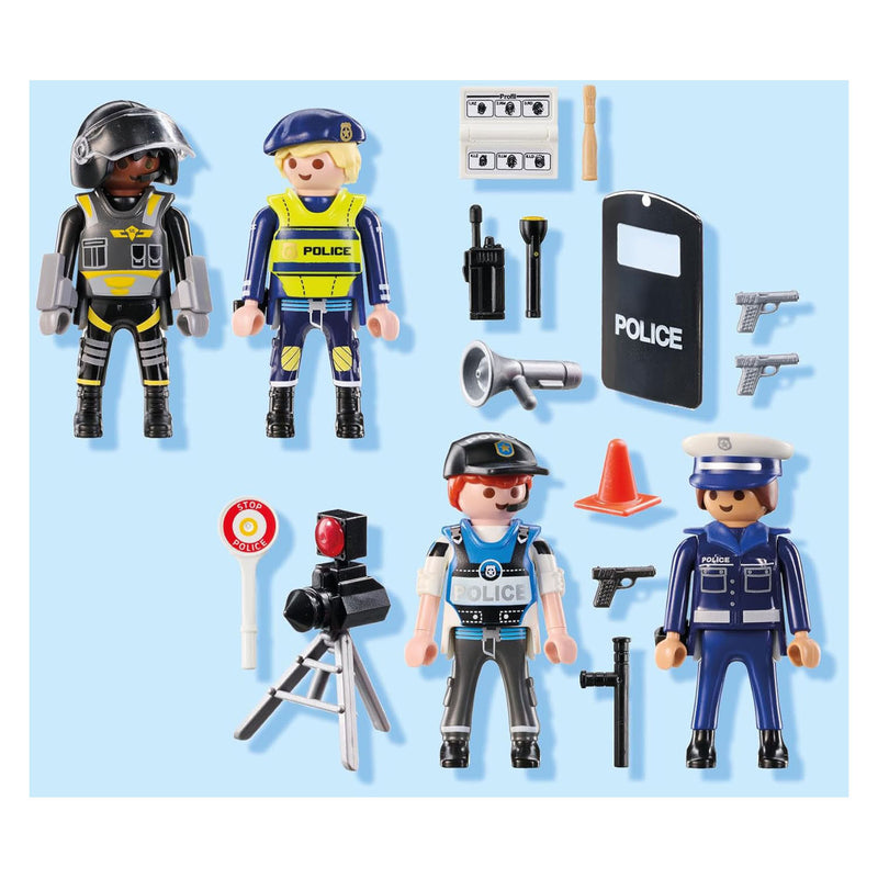 ギャラリービューアに画像をロードする, Playmobil action heroes politie figuren set - 71730