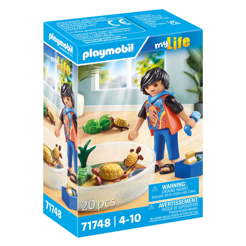 Afbeelding laden in galerijviewer, Playmobil my life schildpadden terrarium - 71748