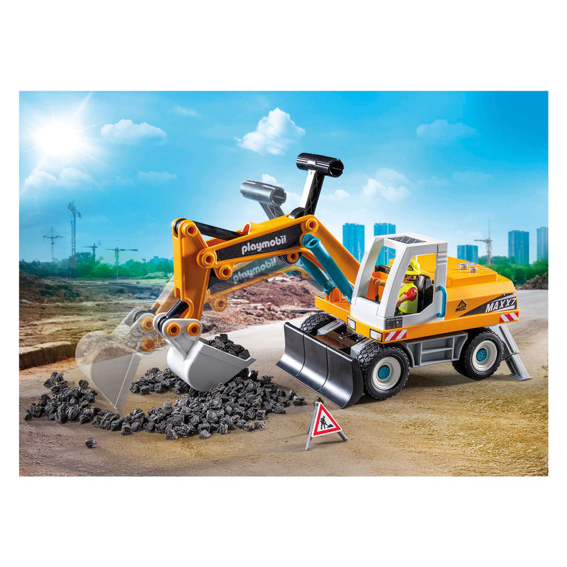 Afbeelding laden in galerijviewer, Playmobil action heroes grote graafmachine - 71749