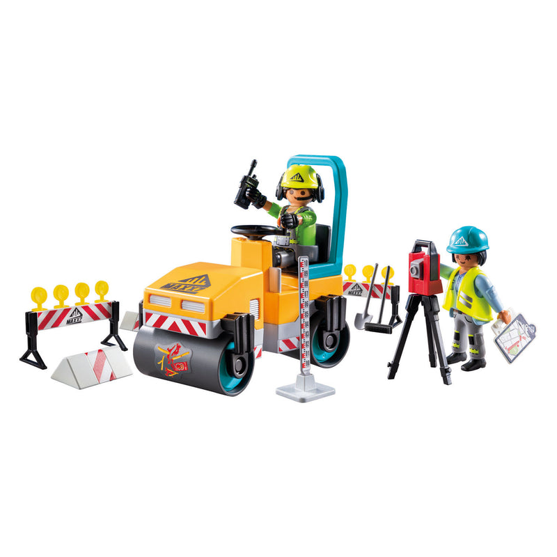Afbeelding laden in galerijviewer, Playmobil action heroes wegenbouw - 71751