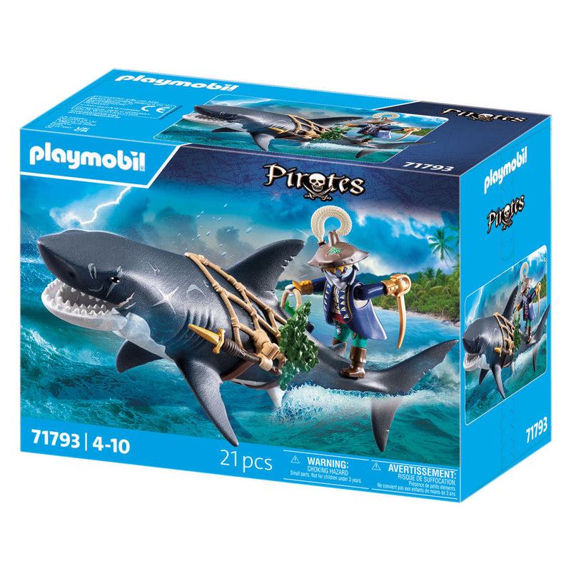 Afbeelding laden in galerijviewer, Playmobil pirates reuzenhaai met piraat - 71793