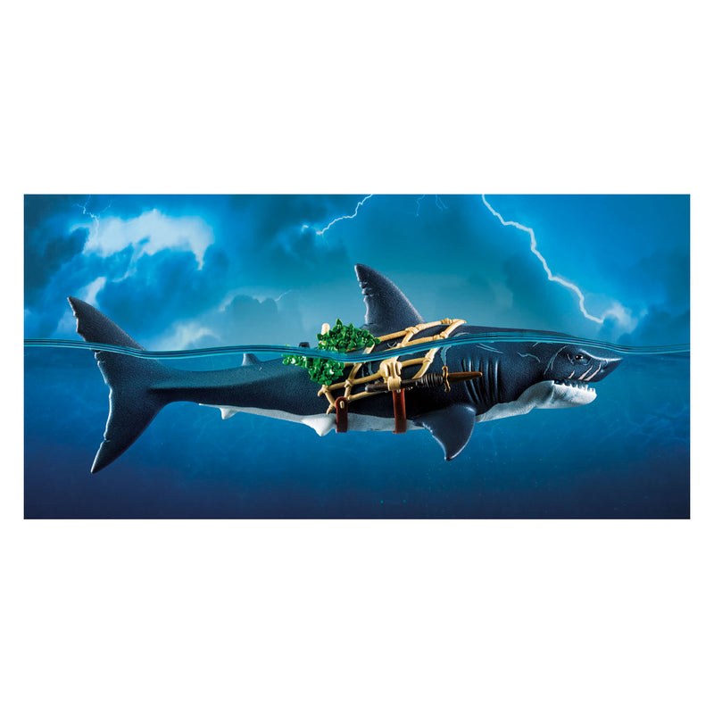 Afbeelding laden in galerijviewer, Playmobil pirates reuzenhaai met piraat - 71793