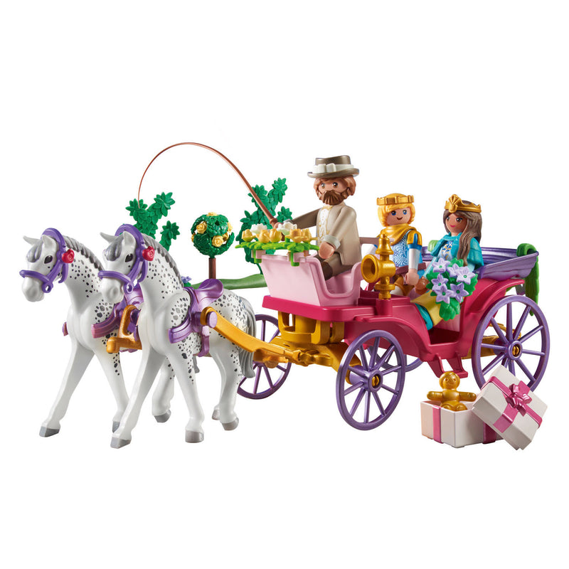 ギャラリービューアに画像をロードする, Playmobil princess magic koetsrit met prins en prinses - 71846