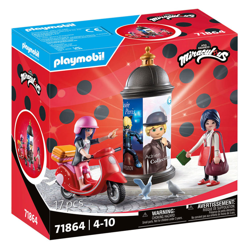 ギャラリービューアに画像をロードする, Playmobil miraculous scooterrit in parijs - 71864