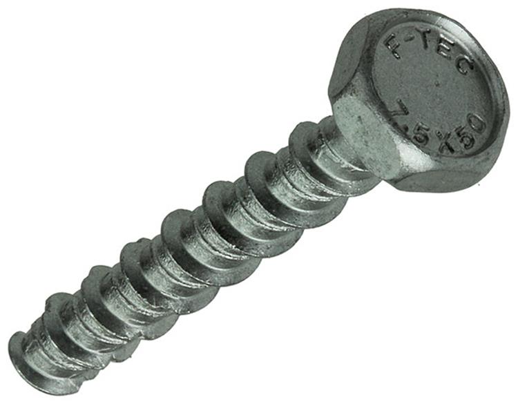 Afbeelding laden in galerijviewer, Mack 1019958 - betonschroef verzinkt 6kant 4st 7,5 x 50 mm | 5 stuks