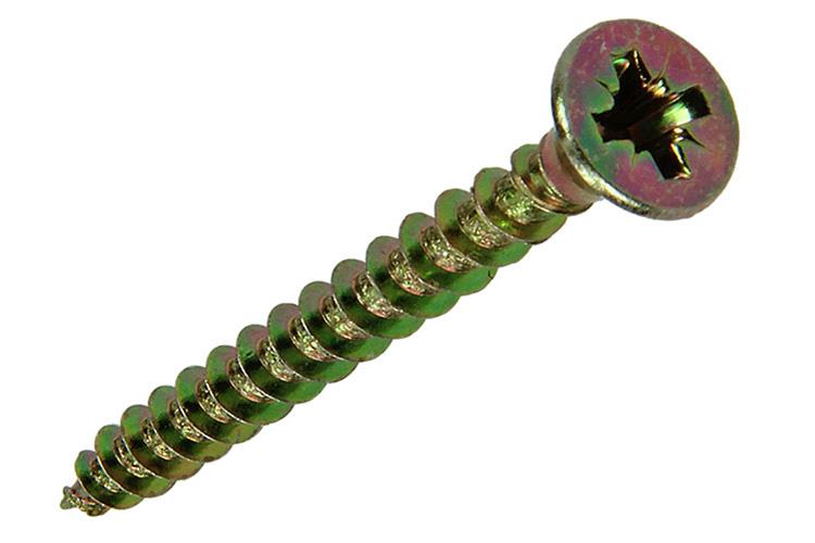Afbeelding laden in galerijviewer, Mack 1017971 - spaanplaatschroef vz kop geelverz. 60st 4,0 x 30 mm | 5 stuks