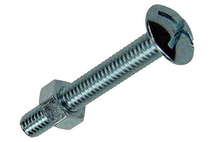 Afbeelding laden in galerijviewer, Mack 1018102 - kachelbout + moer staal verzinkt 30 st m6 x 40 mm | 5 stuks