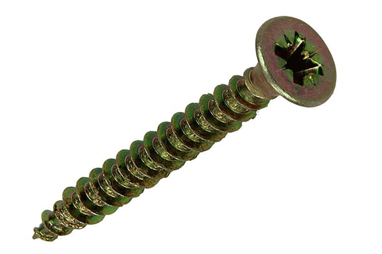 Afbeelding laden in galerijviewer, Mack 1020104 - spaanplaatschroef vz kop geel vz 200 st 4,5 x 40 mm | 5 stuks
