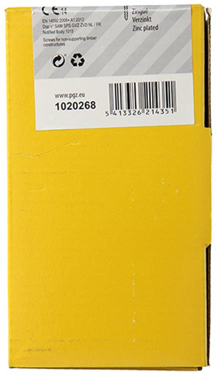 Afbeelding laden in galerijviewer, Mack 1020268 - spaanplaatschroef vz kop gvz 250 st 5,0 x 50 mm | 1 stuks