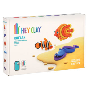 Laden Sie das Bild in Galerie -Viewer, Hey clay klei oceaan 3 figuren
