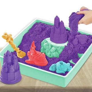 Load image into Gallery viewer, Spinmaster kinetic sand sand box purple