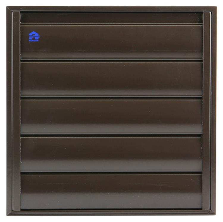Afbeelding laden in galerijviewer, Renson 1006255 - dampkaprooster opbouw 433 alu ral 8019 210x210mm | 2 stuks
