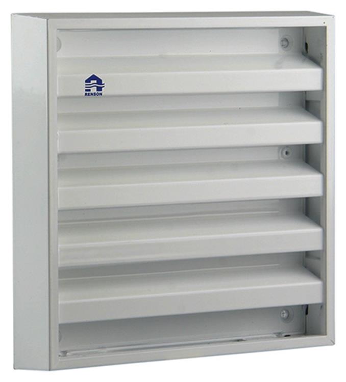 Afbeelding laden in galerijviewer, Renson 1006233 - muurrooster opbouw 431 alu ral 9010 165x165mm | 2 stuks