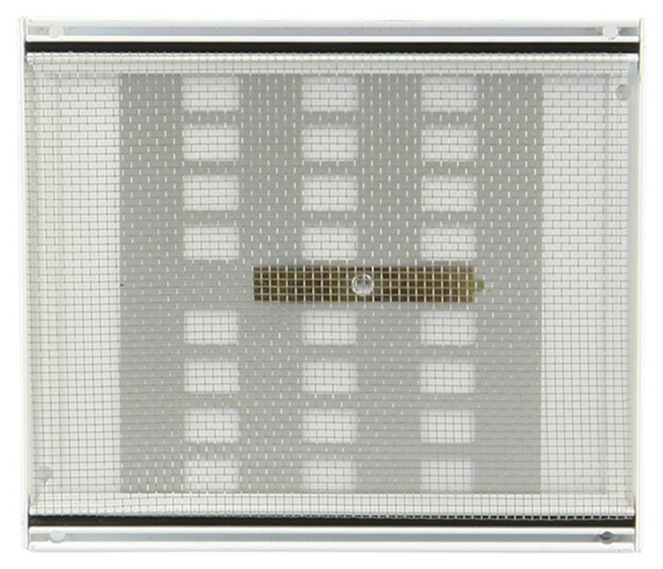 Afbeelding laden in galerijviewer, Renson 1006219 - regelbare rooster opb. 4032 alu ral 9010 175x150mm | 2 stuks