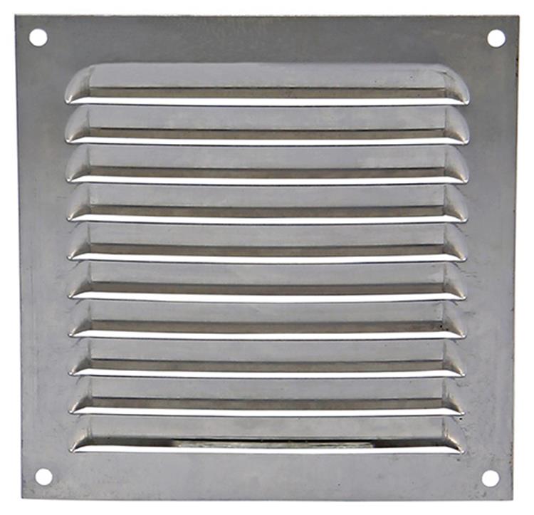 Afbeelding laden in galerijviewer, Renson 1015062 - schoepenrooster plat alu f1 150x150mm | 10 stuks