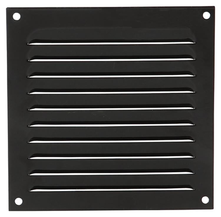 Afbeelding laden in galerijviewer, Renson 1015064 - schoepenrooster plat alu bruin150x150mm | 10 stuks