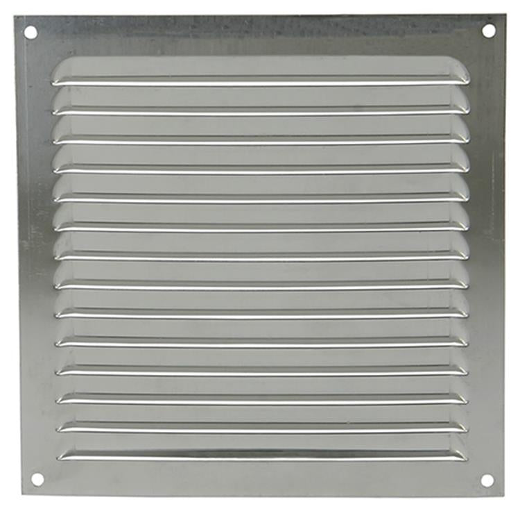 Afbeelding laden in galerijviewer, Renson 1015068 - schoepenrooster plat alu f1 200x200mm | 10 stuks