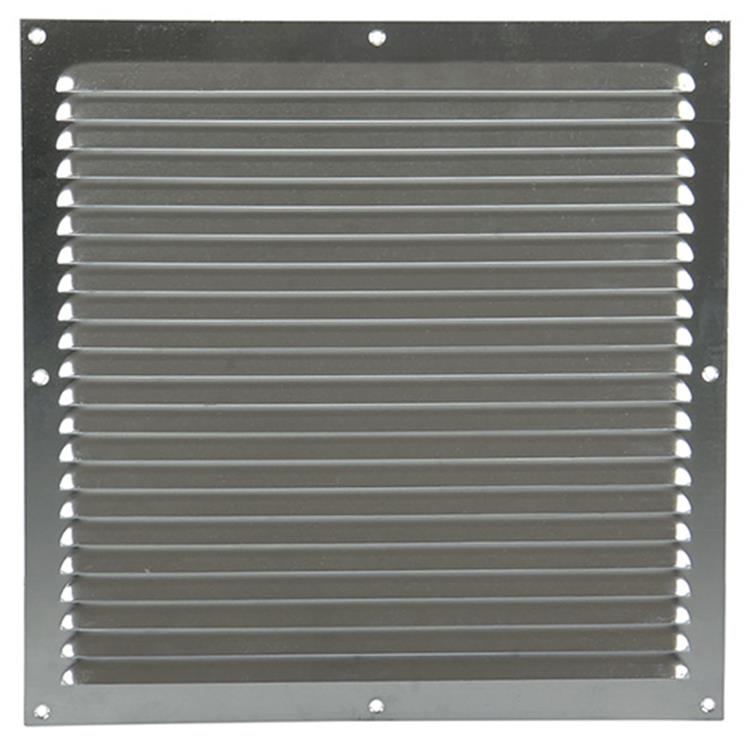 Afbeelding laden in galerijviewer, Renson 1015074 - schoepenrooster plat alu f1 300x300mm | 10 stuks