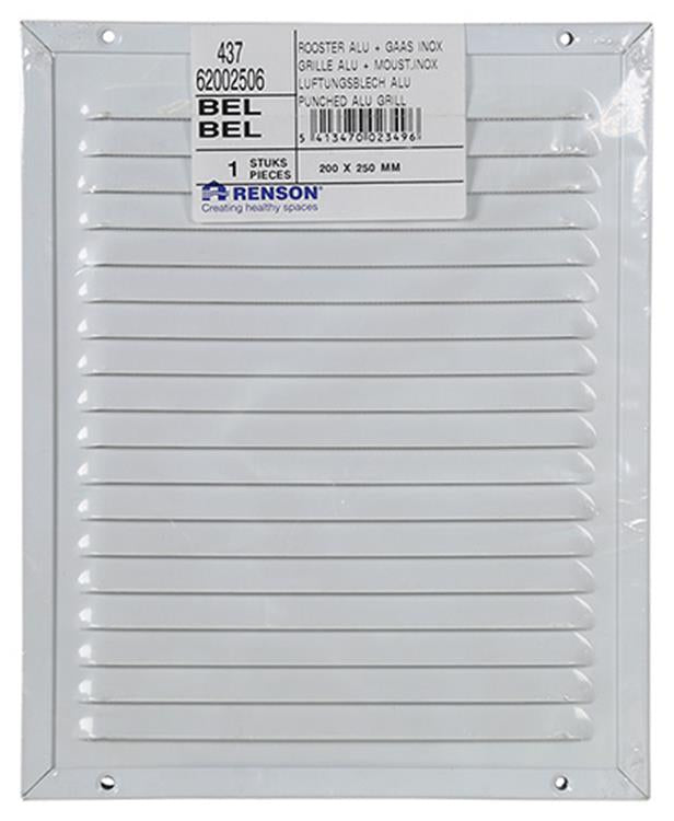Afbeelding laden in galerijviewer, Renson 1008581 - schoep.r. 437 wit 200x250mm | 5 stuks