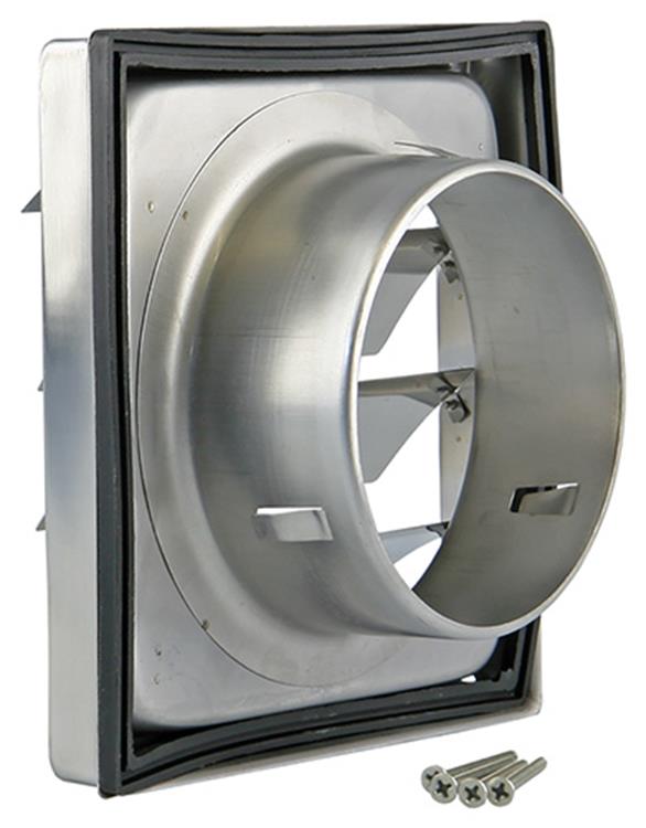 Afbeelding laden in galerijviewer, Renson 1006273 - dampkaprooster inbouw 633 inox ø125 | 2 stuks