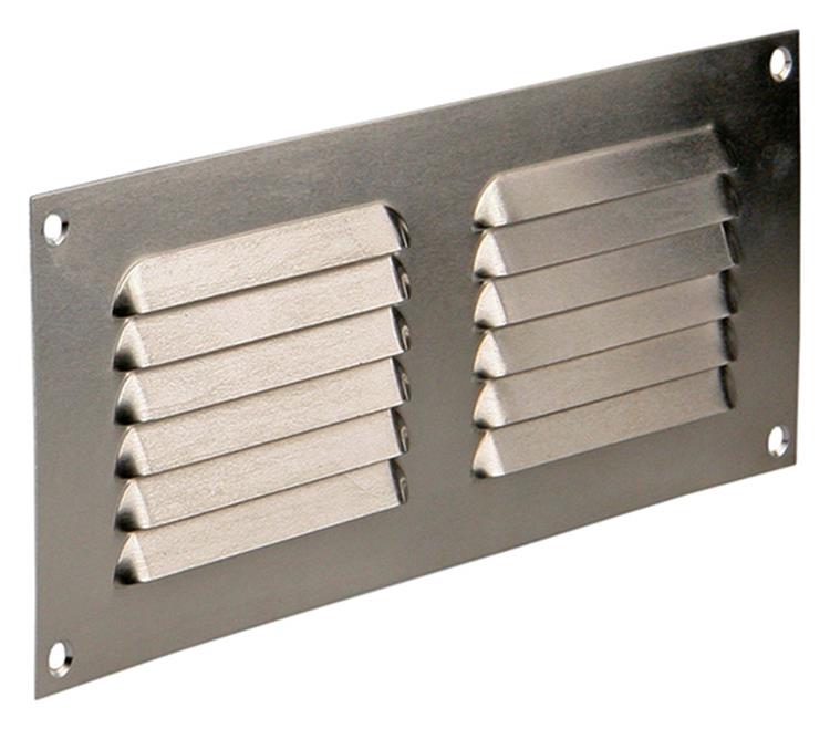 Afbeelding laden in galerijviewer, Renson 1006305 - schoepenrooster vlak alu f1 250x100mm | 10 stuks